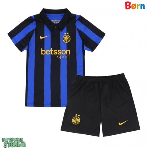Inter Milan Yann Bisseck #31 Replika Babytøj Hjemmebanesæt Børn 2026-27 Kortærmet (+ Korte bukser)